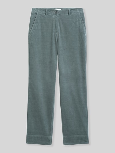 Marc O'Polo Straight Fit Cordhose aus Baumwoll-Mix Modell 'LANDE WIDE' Aqua 2