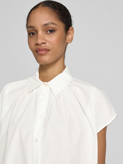 Weekend Max Mara Regular fit blouse met kapmouwen, model 'VALLO' Wit - 3