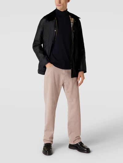 Barbour Waxparka mit Umlegekragen Modell 'ASHBY' Marine 1