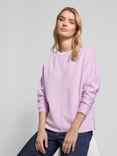 s.Oliver RED LABEL Sweatshirt met deelnaden Lila - 3