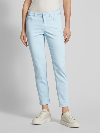 Cambio Regular Fit Jeans mit verkürzten Schnitt Hellblau 4