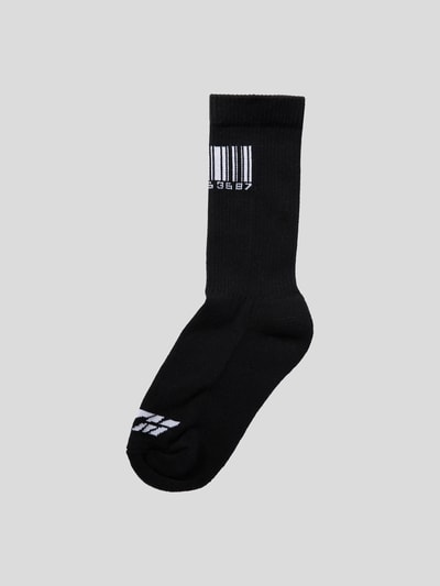 VTMNTS Socken mit Label-Detail Schwarz 1