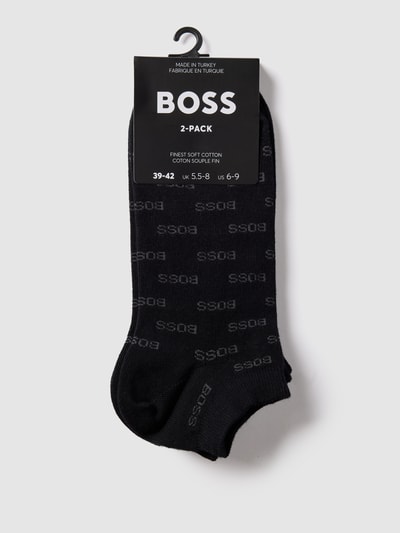 BOSS Sneakersocken mit Stretch-Anteil im 2er-Pack Black 3