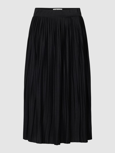 ICHI Midirock mit Plisseefalten Modell 'WIMSY' Black 2
