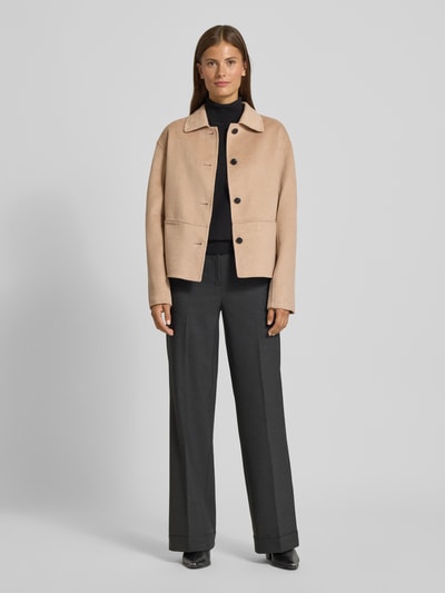 HUGO Relaxed fit jack met wol, model 'ALUMAS-1' Zand - 1