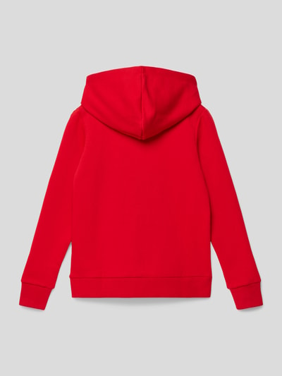 Jack & Jones Hoodie mit Label-Print Rot 3