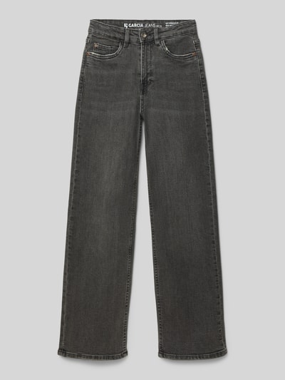 Garcia Straight Fit Jeans im 5-Pocket-Design Modell 'Ilvy' Black 1