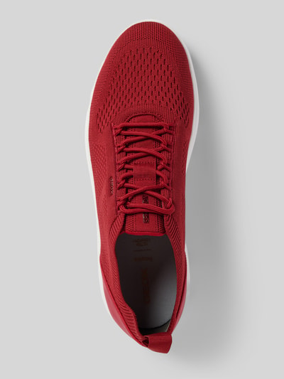 Geox Sneakers met vetersluiting, model 'SPHERICA' Rood - 3