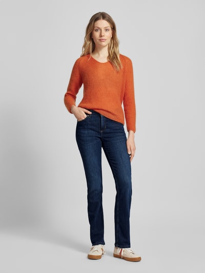 Cambio Straight leg jeans in 5-pocketmodel, model 'PIPER' Donkerblauw - 1