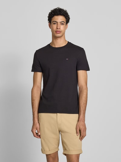 Tommy Jeans Slim Fit T-Shirt Set aus reiner Baumwolle im 2er-Pack BLACK 4