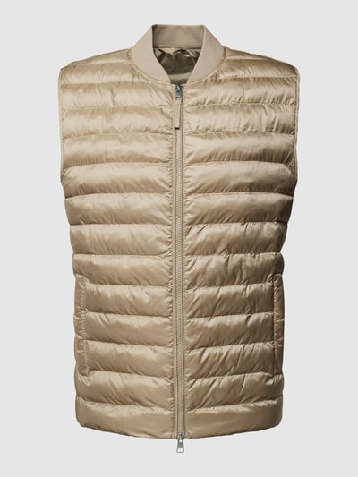 Gant Bodywarmer met opstaande kraag Beige - 2