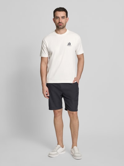 Marc O'Polo Relaxed Fit T-Shirt aus reiner Baumwolle Offwhite 1