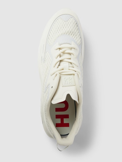 HUGO Sneaker mit Label-Details Modell 'Leon' Weiss 4