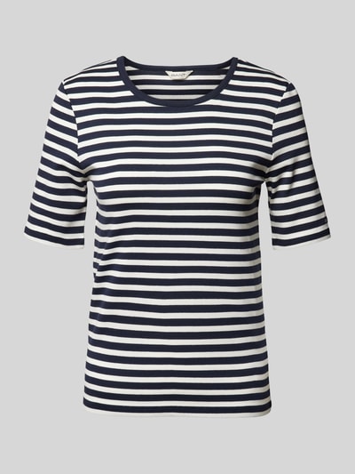 Gant T-Shirt mit Rundhalsausschnitt Marine 1