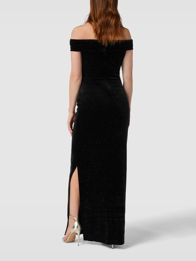 Christian Berg Cocktail Abendkleid mit Effektgarn Black 5