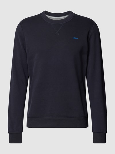 s.Oliver RED LABEL Sweatshirt mit Label-Print Marine 2