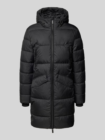 Tom Tailor Regular Fit Steppmantel mit Kapuze Black 2