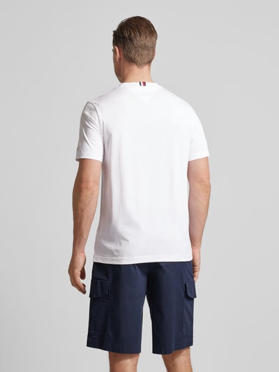 Tommy Hilfiger T-Shirt mit Label-Print Weiss 5