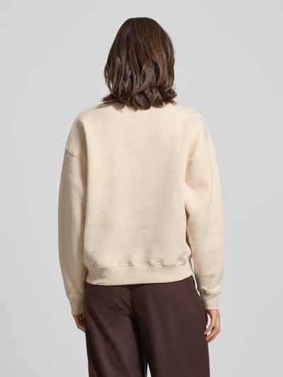 ba&sh Bluza z nadrukiem z logo model ‘FENJA’ Beżowy 5