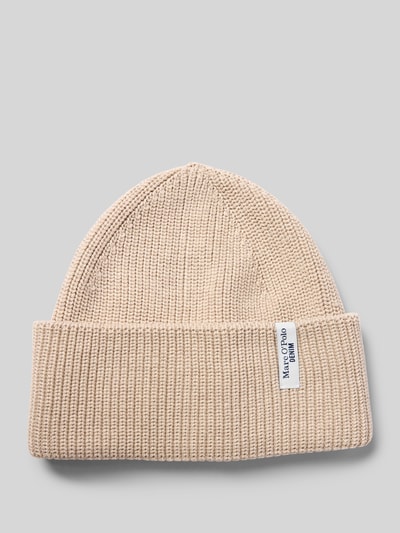 Marc O'Polo Denim Mütze aus reiner Baumwolle Sand Melange 1