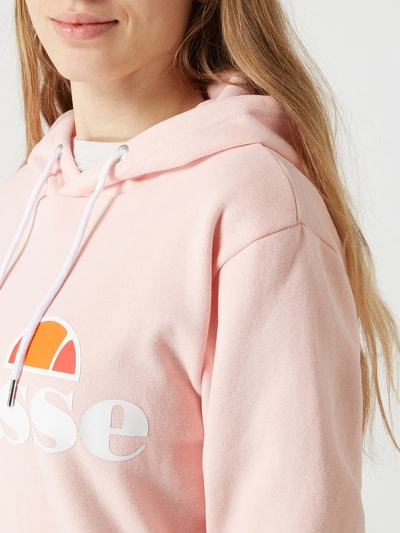 Ellesse Hoodie met met rubber beklede logoprint Roze - 3