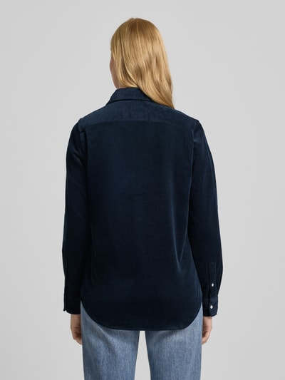 Polo Ralph Lauren Hemdbluse mit Label-Stitching Marine 5