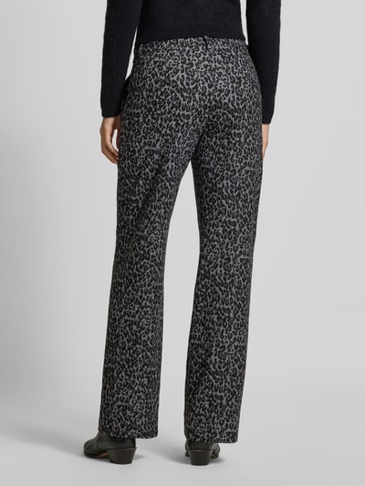 Brax Broek in all-over look, model 'MAINE' Zilver - 5