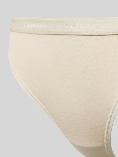 Calvin Klein Underwear Slip met elastische band met logo in een set van 3 stuks Rood - 2