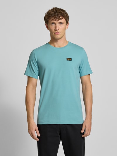 PME Legend T-Shirt mit Label-Detail Modell 'GUYVER' Hellblau 4
