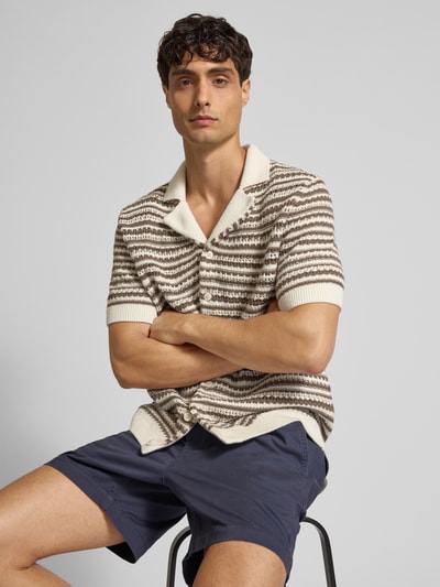 MCNEAL Gebreid overhemd met knoopsluiting Ecru - 3