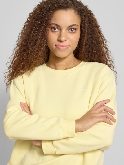 Levi's® Bluza o kroju regular fit z mieszanki bawełny Pastelowy żółty 3