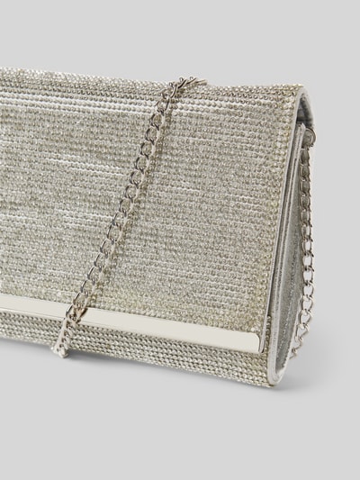 Jake*s Cocktail Clutch mit Strasssteinbesatz Silber 3