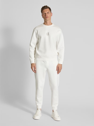 ARMANI EXCHANGE Sweatpants mit elastischem Bund Weiss 1