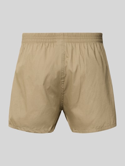 Produktfoto, Boxershorts aus reiner Baumwolle im 2er-Pack von BOSS, Optik: Unifarben, Bundabschluss: elastisch, Label-Patch, reine Baumwolle