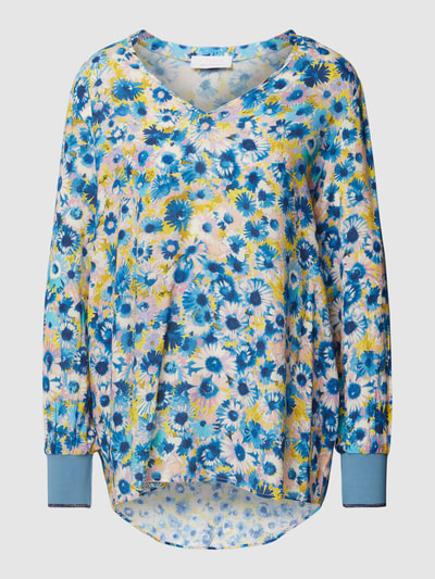 Rich & Royal Blouseshirt met bloemenmotief Blauw - 2