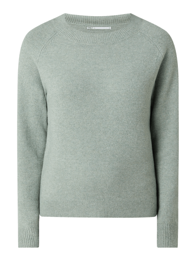 Only Pullover mit Raglanärmeln Modell 'Rica' Mint Melange 2