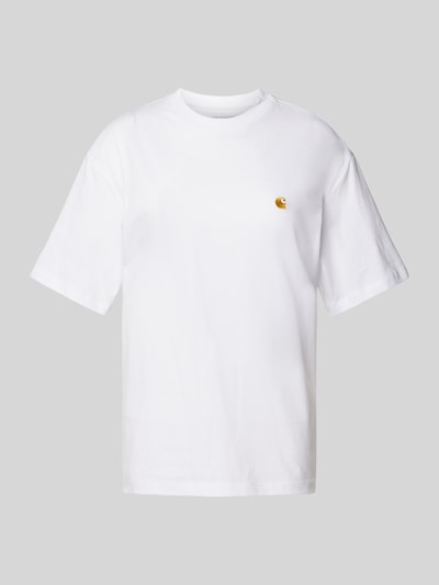 Carhartt Work In Progress T-shirt met labelstitching Wit - 2