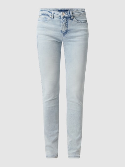 MAC Skinny Fit Jeans mit Lyocell-Anteil  Hellblau 2