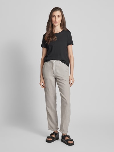 Emporio Armani Stoffen broek met knoop- en ritssluiting Lichtgrijs - 1