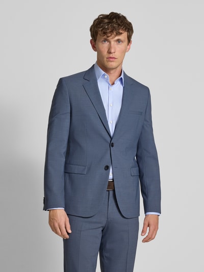 HUGO Extra slim fit 2-knoops colbert met scheerwol, model 'Arti' Blauw - 4
