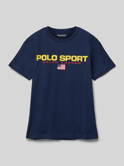 Polo Sport T-shirt met Marineblauw - 1