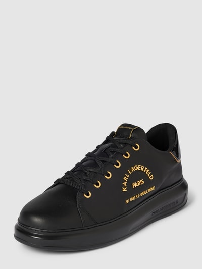 Karl Lagerfeld Sneakers met labeldetail Zwart - 1