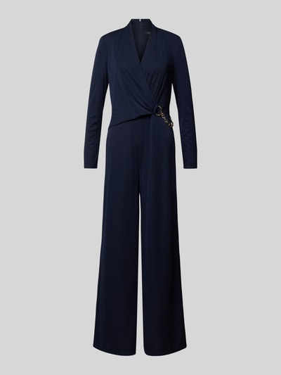 Lauren Ralph Lauren Jumpsuit in Wickel-Optik Modell 'ISANAH' Dunkelblau 2