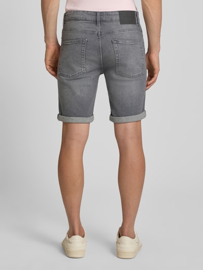 ONLY & SONS Szorty jeansowe o kroju regular fit z mieszanki bawełny model 'PLY' Średnioszary 5