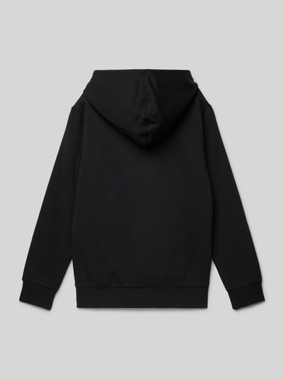 CHAMPION Hoodie mit Label-Stitching Modell 'Rochester' Black 3