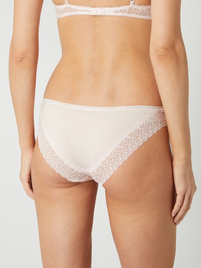 Calvin Klein Underwear Slip mit Spitzenbesatz Rose 5