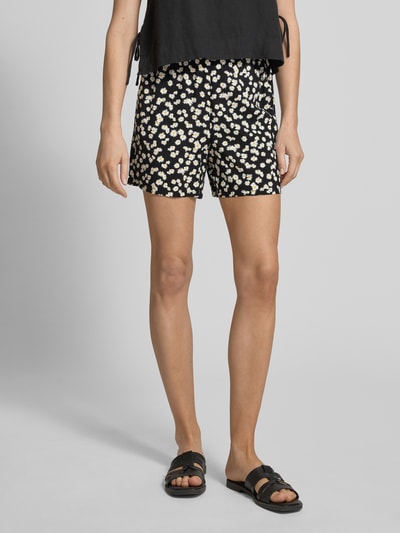 VERO MODA Loose Fit Shorts aus reiner Viskose Modell 'EASY JOY' Black 4