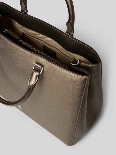 Lauren Ralph Lauren Handtasche mit Label-Detail Modell 'HANNA' Silber 4