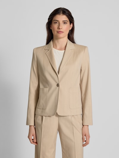 MORE Blazer mit aufgesetzten Taschen Beige 4