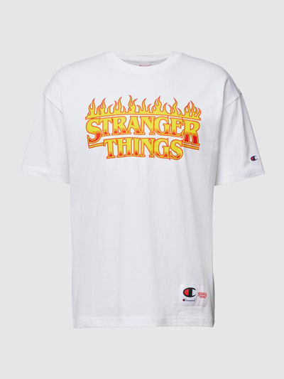 CHAMPION T-shirt met print - Champion x Stranger Things Wit - 2